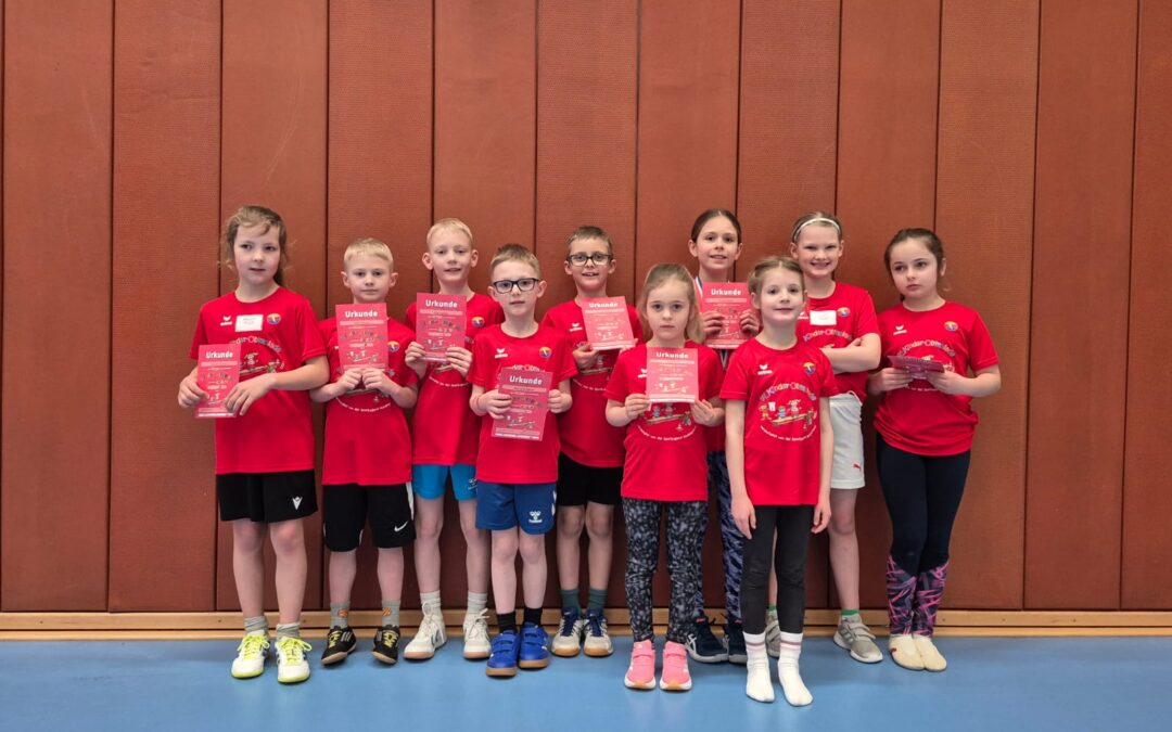 TSV Mildstedt bei der nordfriesischen Kinder-Olympiade in Bredstedt
